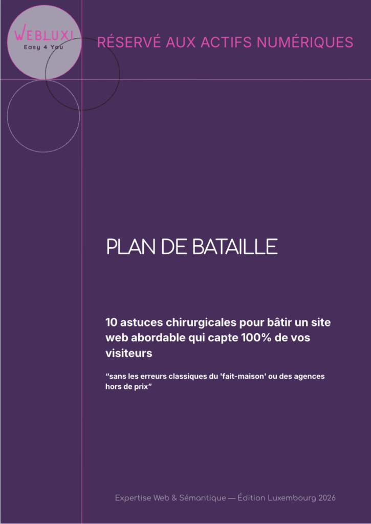 Plan de bataille WebLuxi