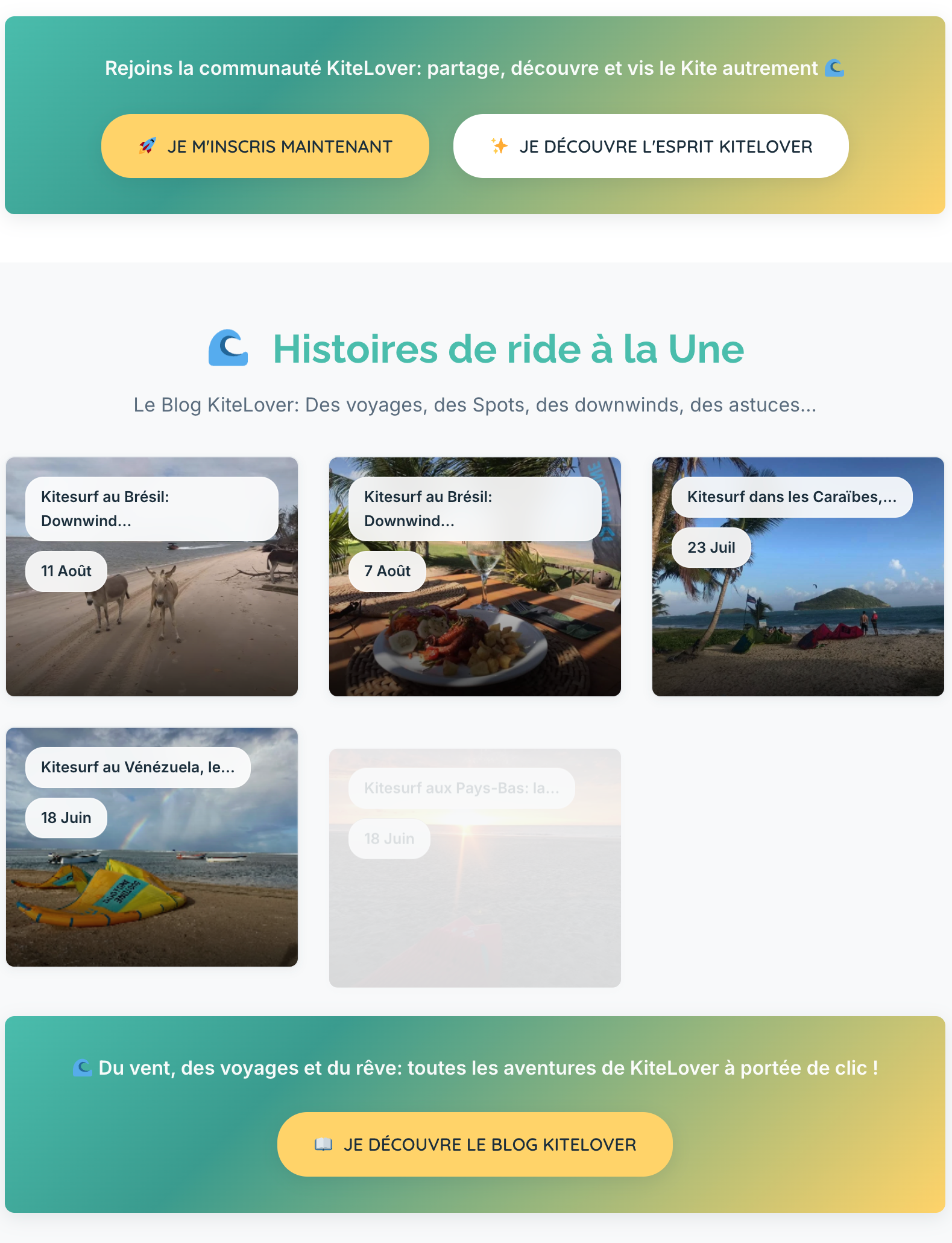 histoire de kite kitelover